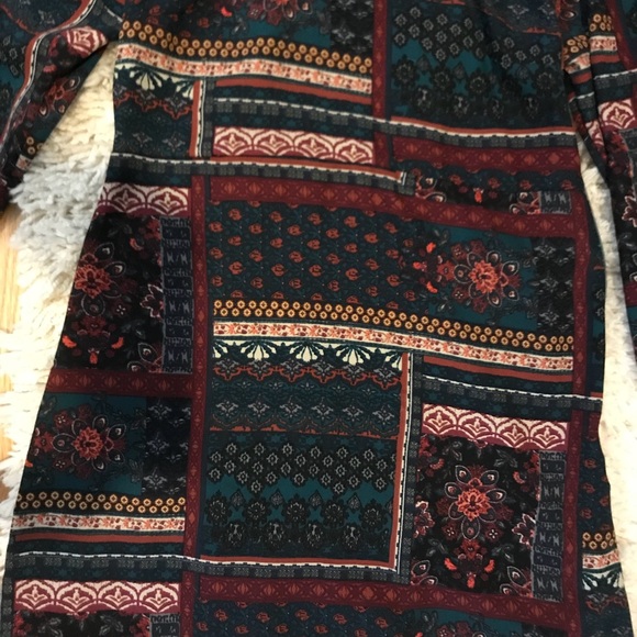 Abercromie & Fitch 3/4 sleeve printed dress size s - Picture 2 of 6